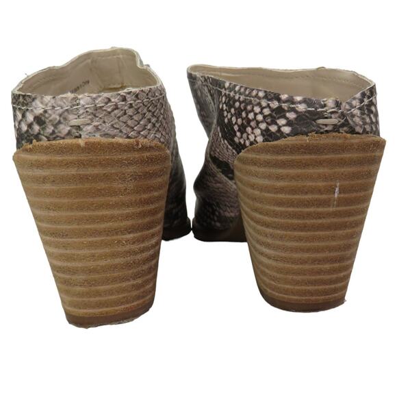 Dolce Vita Rianna Mule Snake Print Stella Ankle Boot Size 6 Snakeskin Mules - Picture 8 of 11